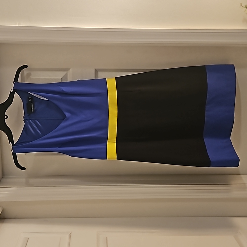 Cynthia Rowley A-line blue/black dress
